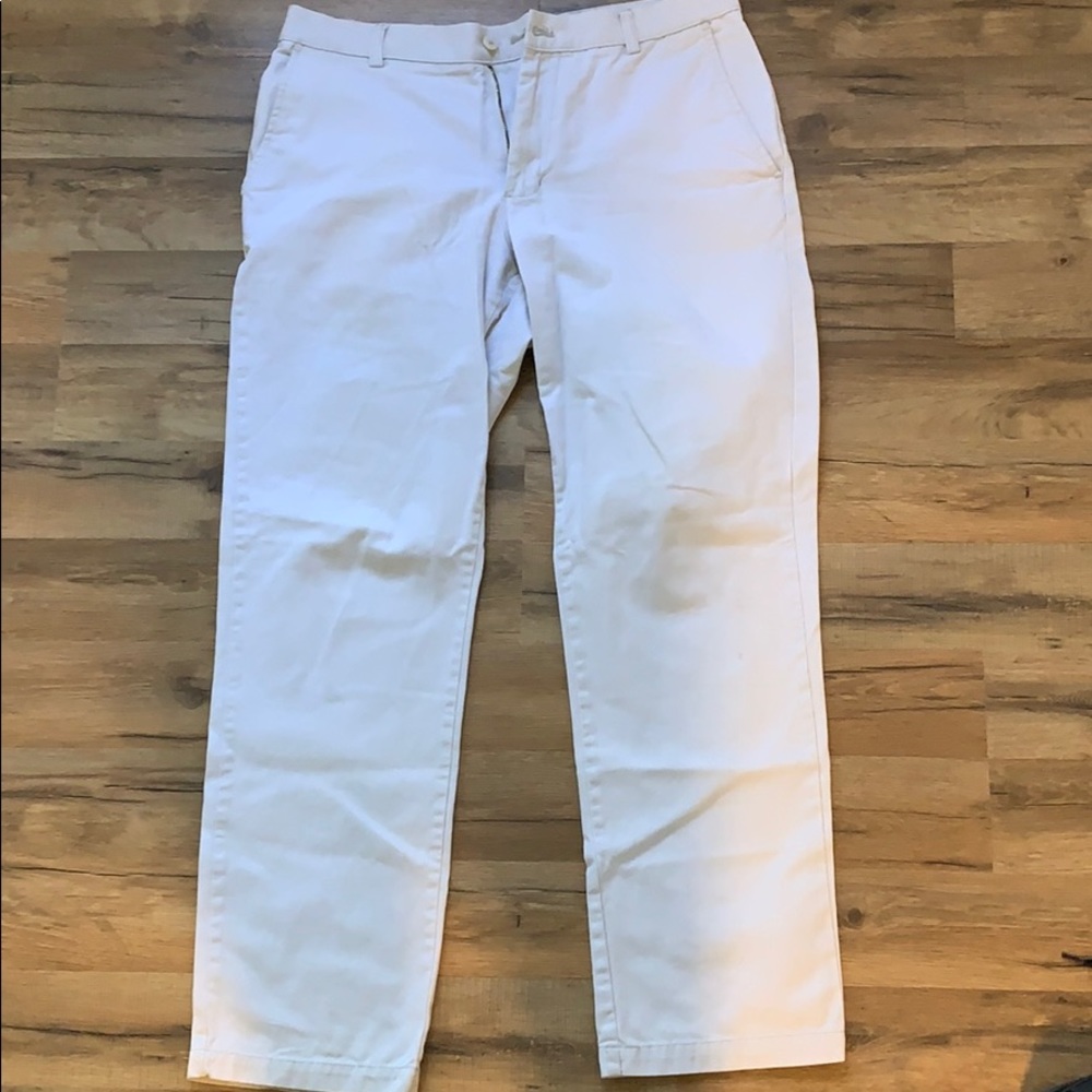 White Chaps Flat Front Pants